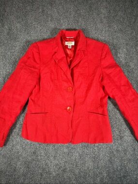 Talbots Irish Linen Blazer Petite Women’s Size 10